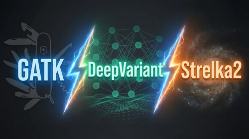 GATK vs. DeepVariant vs. Strelka2